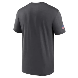 New orleans saints nike sideline infograph performance t shirt anthracite Multi M