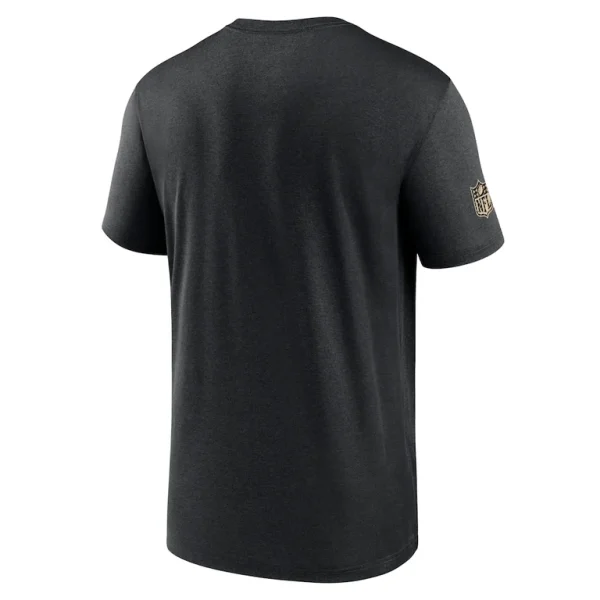New orleans saints nike sideline legend performance t shirt Black L