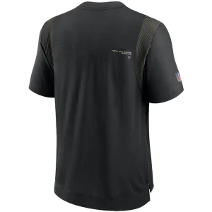 New orleans saints nike sideline player uv performance t shirt Black L