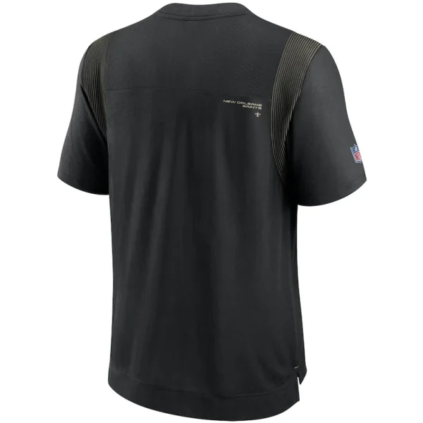 New orleans saints nike sideline player uv performance t shirt Black L