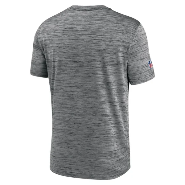 New orleans saints nike sideline velocity athletic stack performance t shirt Gray L