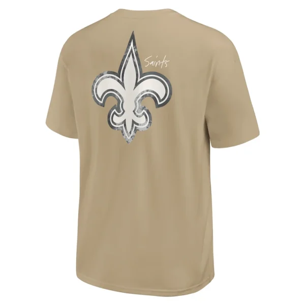 New orleans saints nike statement max90 t shirt tan Multi L