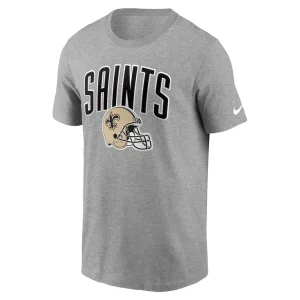 New orleans saints nike team athletic t shirt Heathered gray M