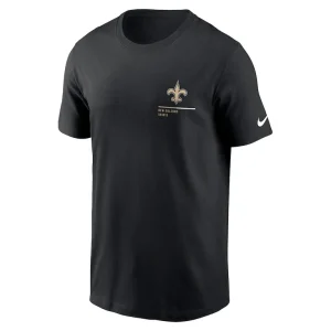 New orleans saints nike team incline t shirt Black M