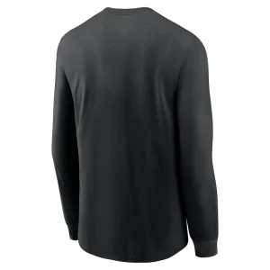 New orleans saints nike team slogan long sleeve t shirt Black L