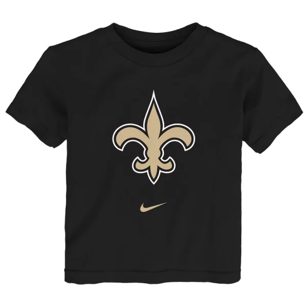 New orleans saints nike toddler logo t shirt Black