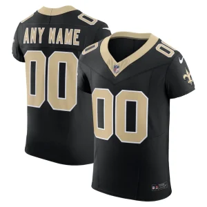 New orleans saints nike vapor f.u.s.e. elite custom jersey Black