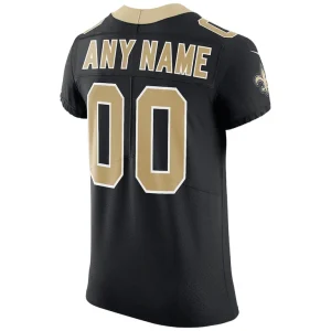 New orleans saints nike vapor untouchable custom elite jersey Black 48