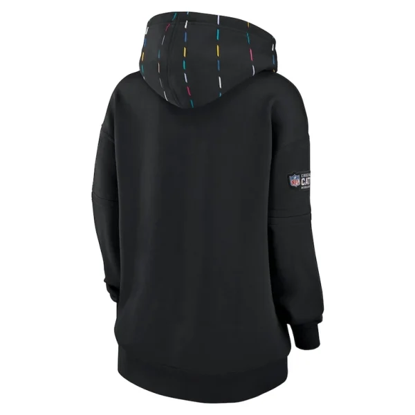 New orleans saints nike womens 2023 nfl crucial catch club pullover hoodie Black M