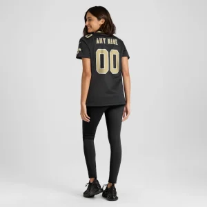 New orleans saints nike womens custom game jersey Black 2XL