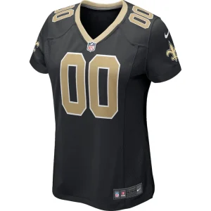 New orleans saints nike womens custom game jersey Black M