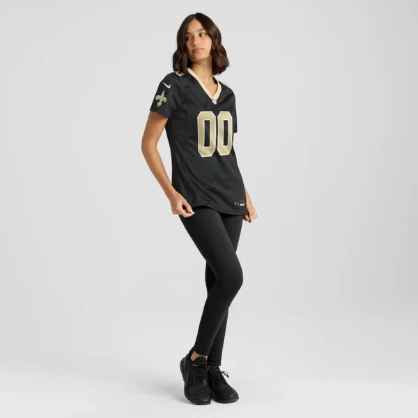 New orleans saints nike womens custom game jersey Black XL