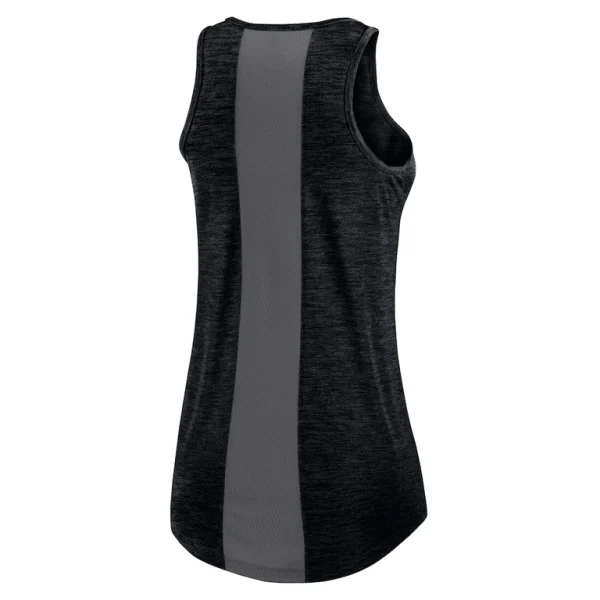 New orleans saints nike womens high neck performance tank top Black M