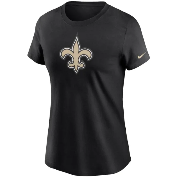 New orleans saints nike womens logo essential t shirt Black S