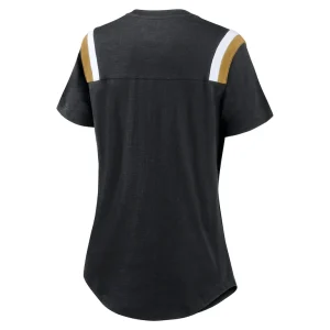 New orleans saints nike womens playback athlete historic fashion t shirt Heather black M
