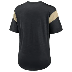 New orleans saints nike womens primary logo fashion top Heather black M