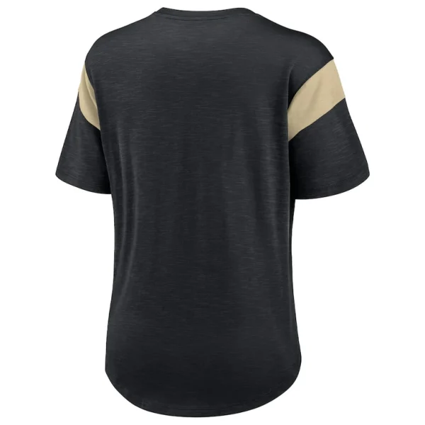 New orleans saints nike womens primary logo fashion top Heather black M