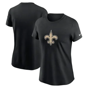 New orleans saints nike womens primary logo t shirt Black