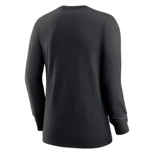 New orleans saints nike womens prime split long sleeve t shirt Black M