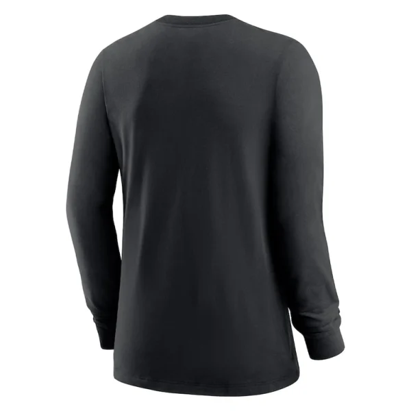 New orleans saints nike womens prime split long sleeve t shirt Black M