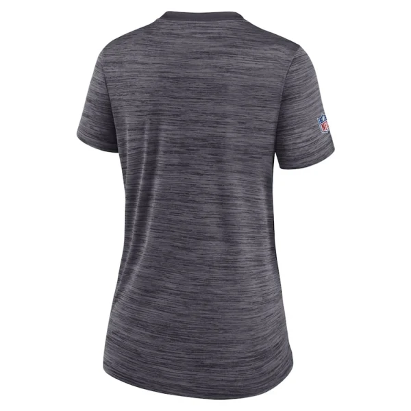 New orleans saints nike womens sideline velocity lockup performance t shirt Black M