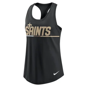 New orleans saints nike womens team name city tri blend racerback tank top Multi S
