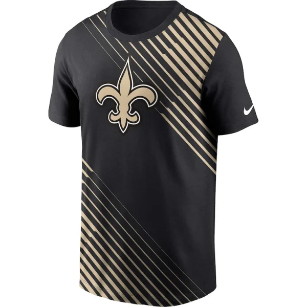 New orleans saints nike yard line fashion asbury t shirt Black M