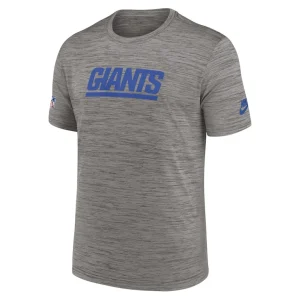 New york giants nike 2023 sideline alternate logo performance t shirt Heather charcoal M