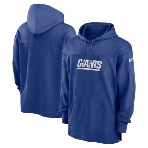 New york giants nike 2023 sideline lightweight performance hooded top Royal