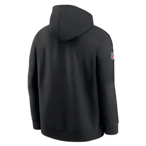 New york giants nike 2024 nfl crucial catch club pullover hoodie Black L