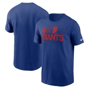 New york giants nike air essential t shirt Royal