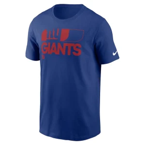 New york giants nike air essential t shirt Royal M
