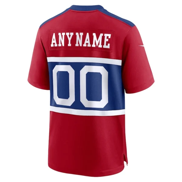 New york giants nike alternate game custom jersey Century red L