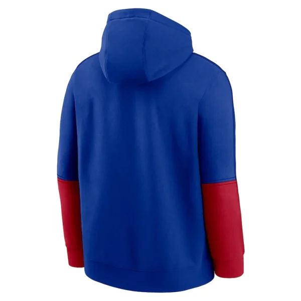 New york giants nike alternate logo club pullover hoodie Royal L