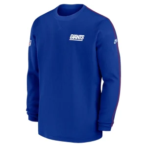 New york giants nike alternate logo coach long sleeve top Royal M