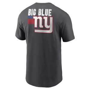 New york giants nike blitz essential t shirt anthracite Multi L