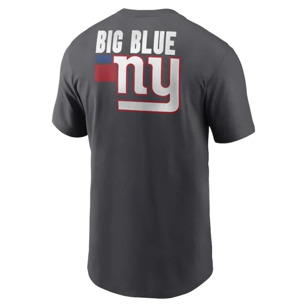 New york giants nike blitz essential t shirt anthracite Multi L