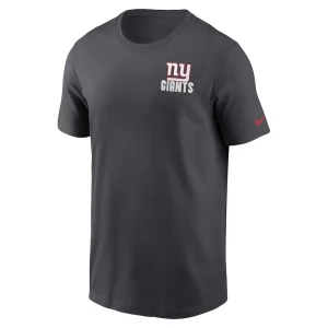 New york giants nike blitz essential t shirt anthracite Multi M