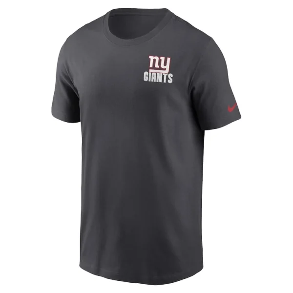 New york giants nike blitz essential t shirt anthracite Multi M