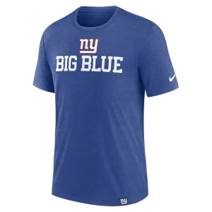 New york giants nike blitz tri blend t shirt Royal M