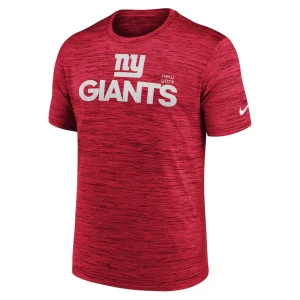 New york giants nike blitz velocity modern performance t shirt Red M