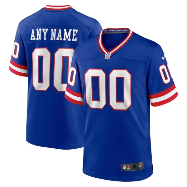 New york giants nike classic custom game jersey Royal