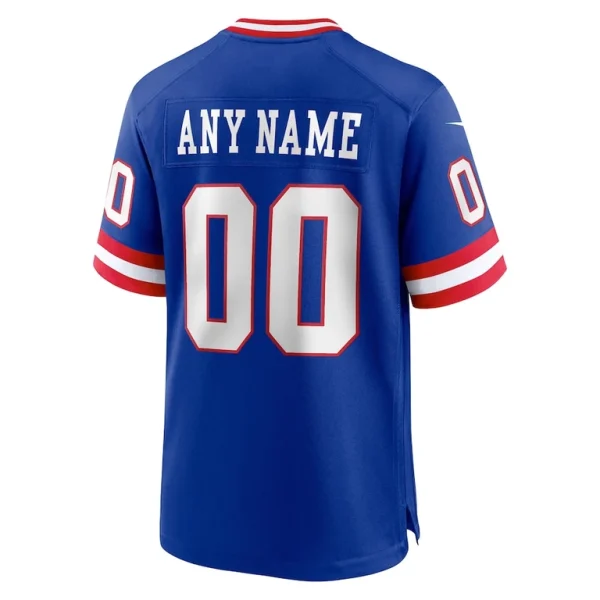 New york giants nike classic custom game jersey Royal L