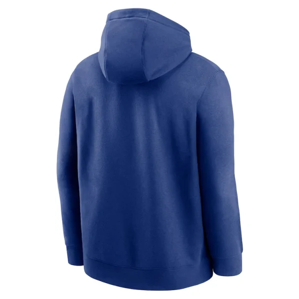 New york giants nike club logo pullover hoodie Royal L