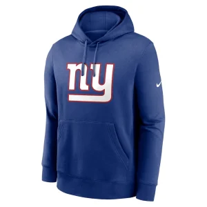 New york giants nike club logo pullover hoodie Royal M