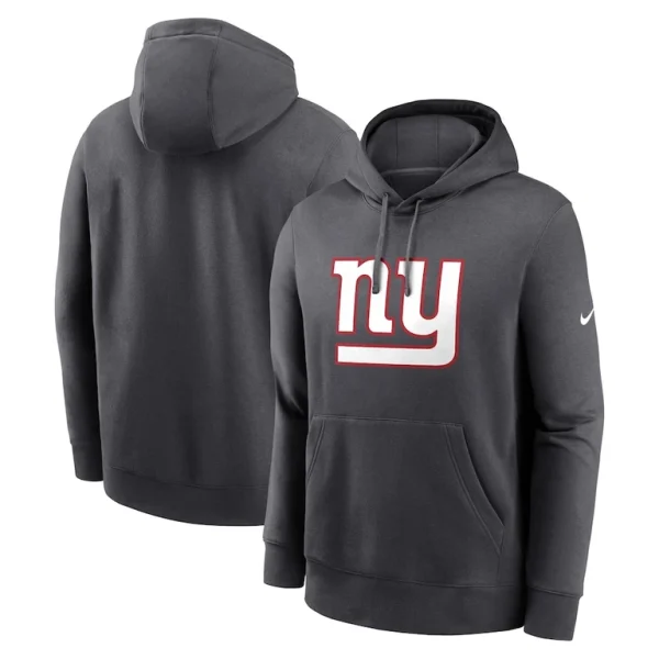 New york giants nike club logo pullover hoodie anthracite Multi