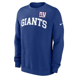 New york giants nike club pullover sweatshirt Royal M