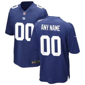 New york giants nike custom game jersey Royal
