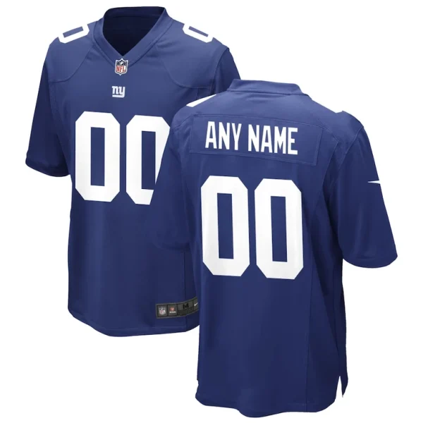 New york giants nike custom game jersey Royal
