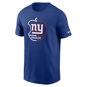 New york giants nike essential local phrase t shirt Royal M